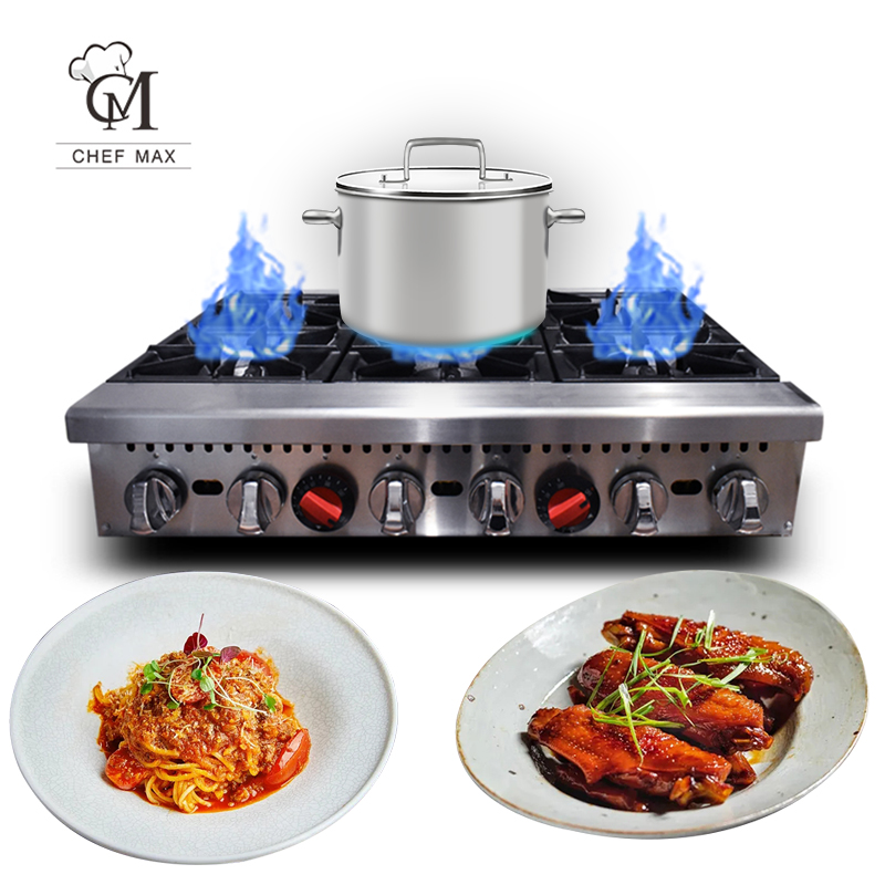Commercial Kitchen Youtube - Cuisine commerciale Gaz cuisson Rangs 6