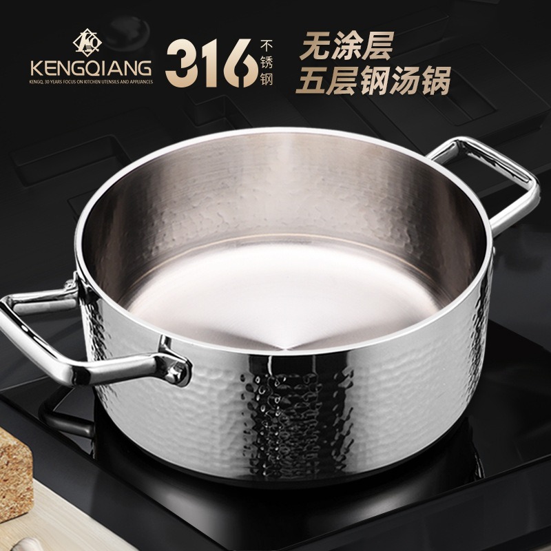 Bain Marie Food Warmer - Casserole à induction en acier inoxydable