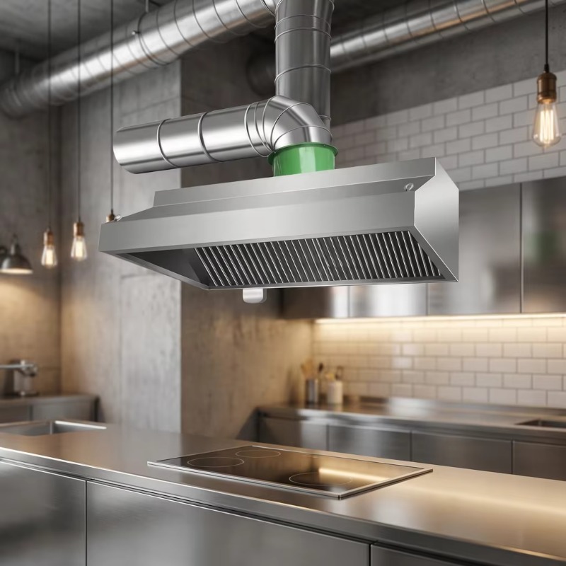 Commercial Kitchen Hoods - Hotte de cuisine murale commerciale personnalisable
