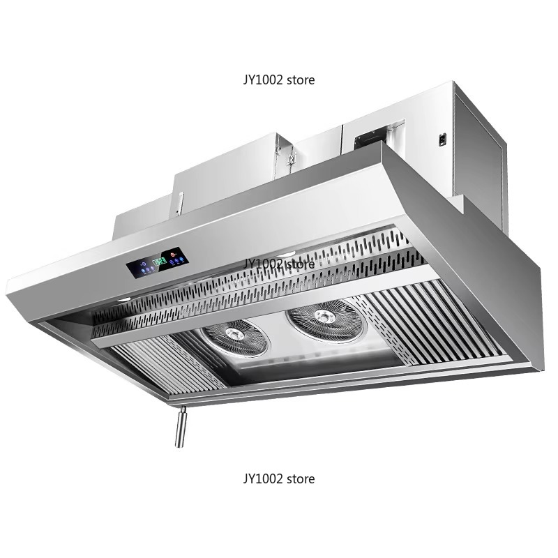 Commercial Kitchen Hood Installation - Hotte d'extraction compacte en acier inoxydable