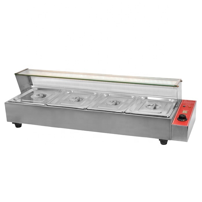 Bain Marie Food Warmer - Bouilloire à soupe électrique commerciale, affichage