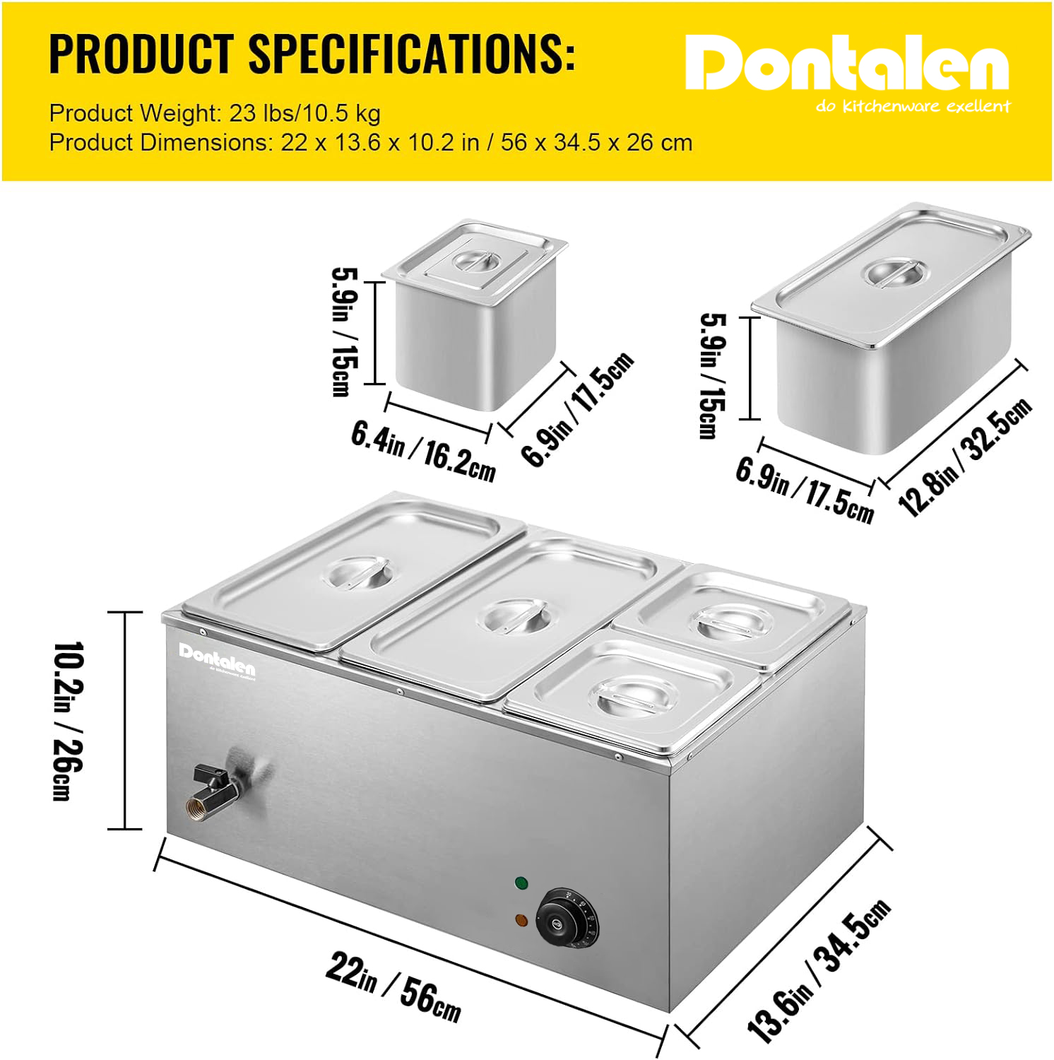Armoire chauffante professionn - Bain Marie Food Warmer avis et prix