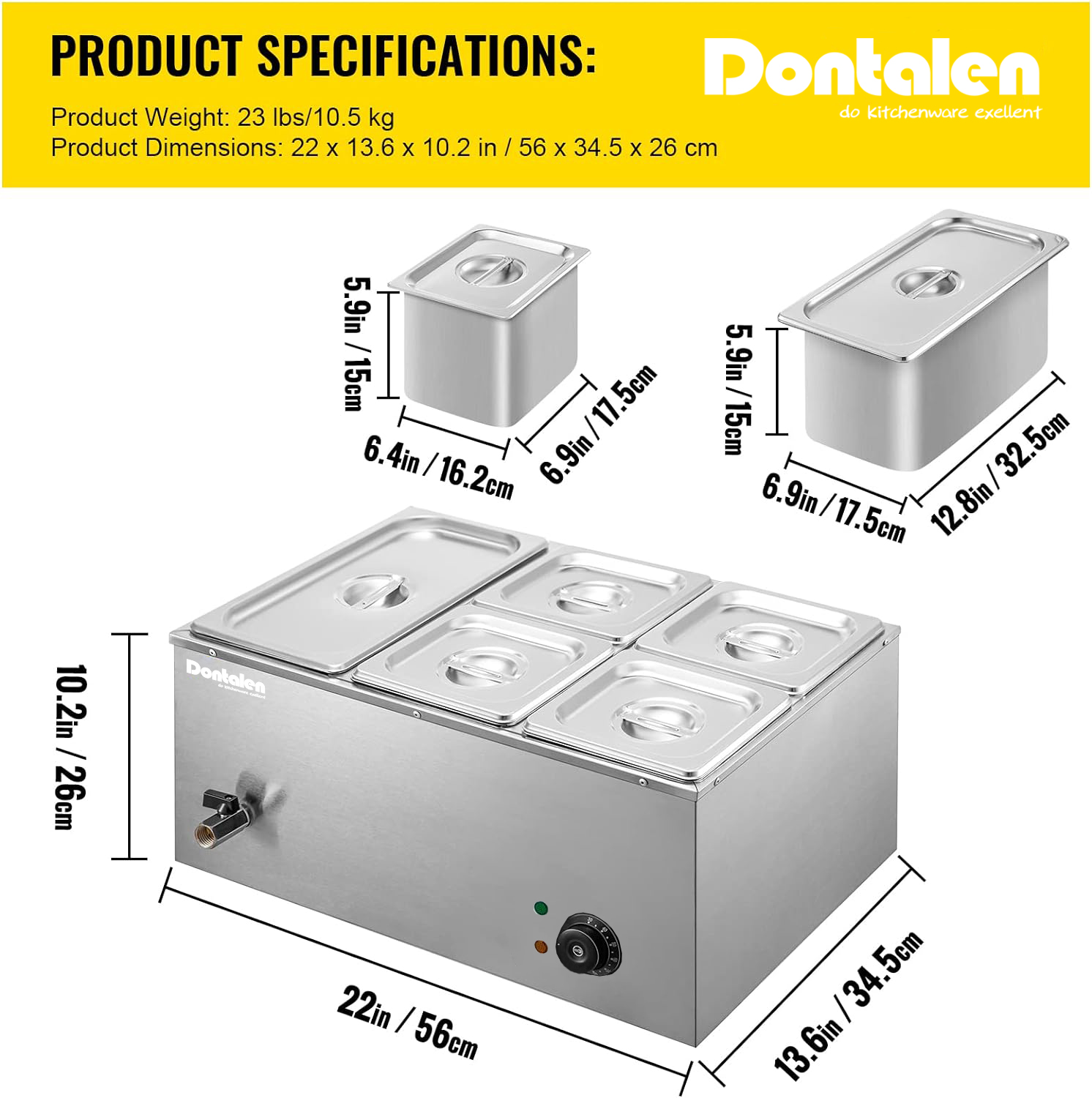 Armoire chauffante professionn - Bain Marie Food Warmer avis et prix