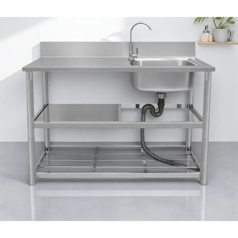Évier autoportant en acier ino - Commercial Kitchen Sink avis et prix