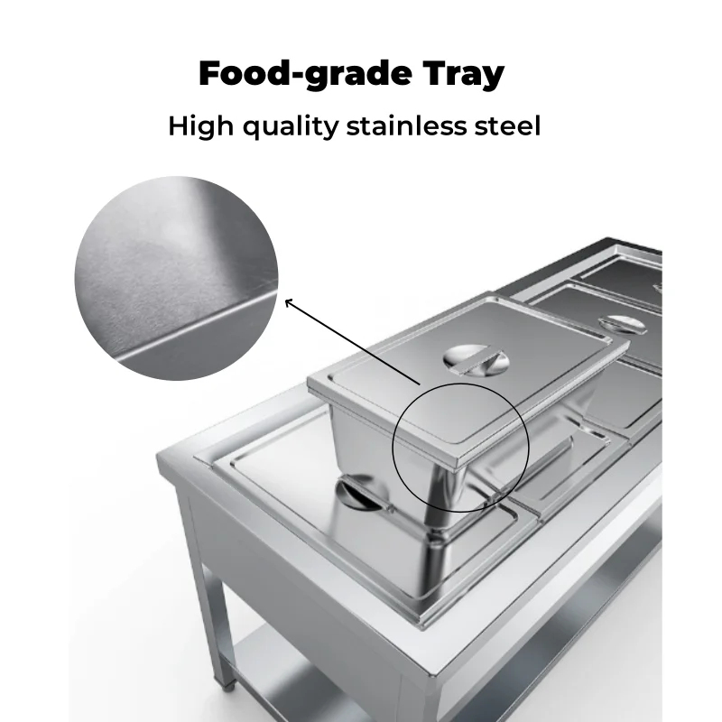 Réchaud de buffet en acier ino - Bain Marie Food Warmer avis et prix