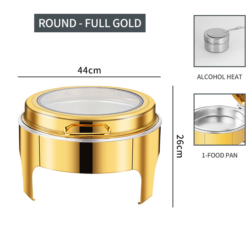 Grande fenêtre ronde en verre  - Bain Marie Food Warmer avis et prix