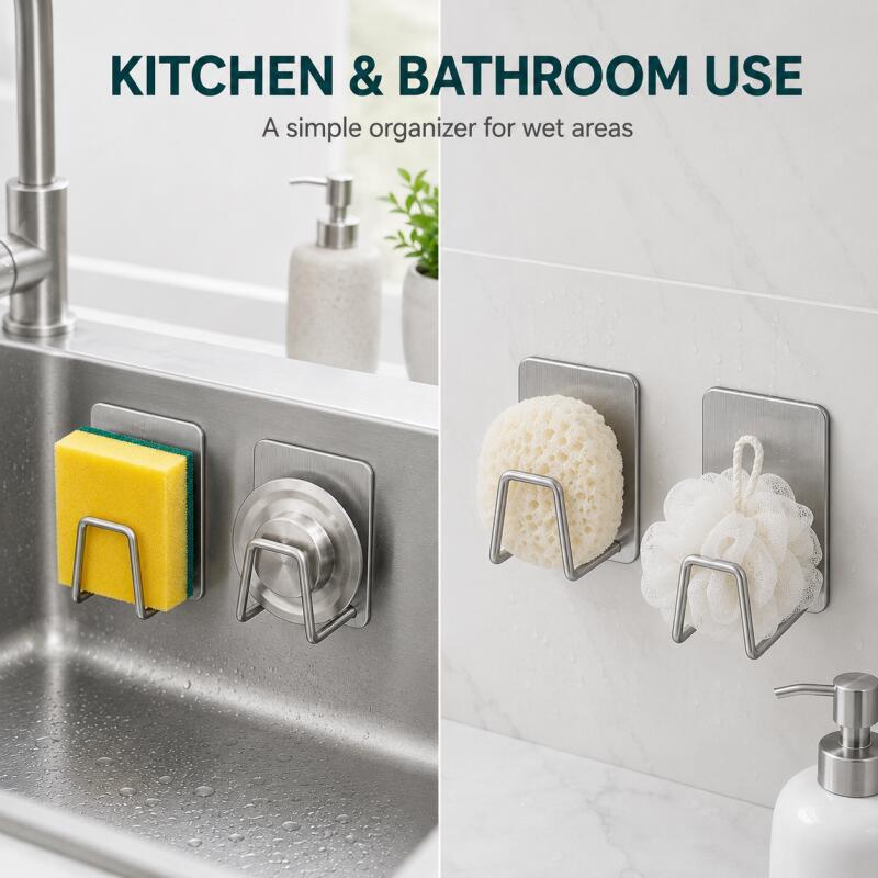 Support auto-adhésif en acier  - Commercial Kitchen Sink avis et prix