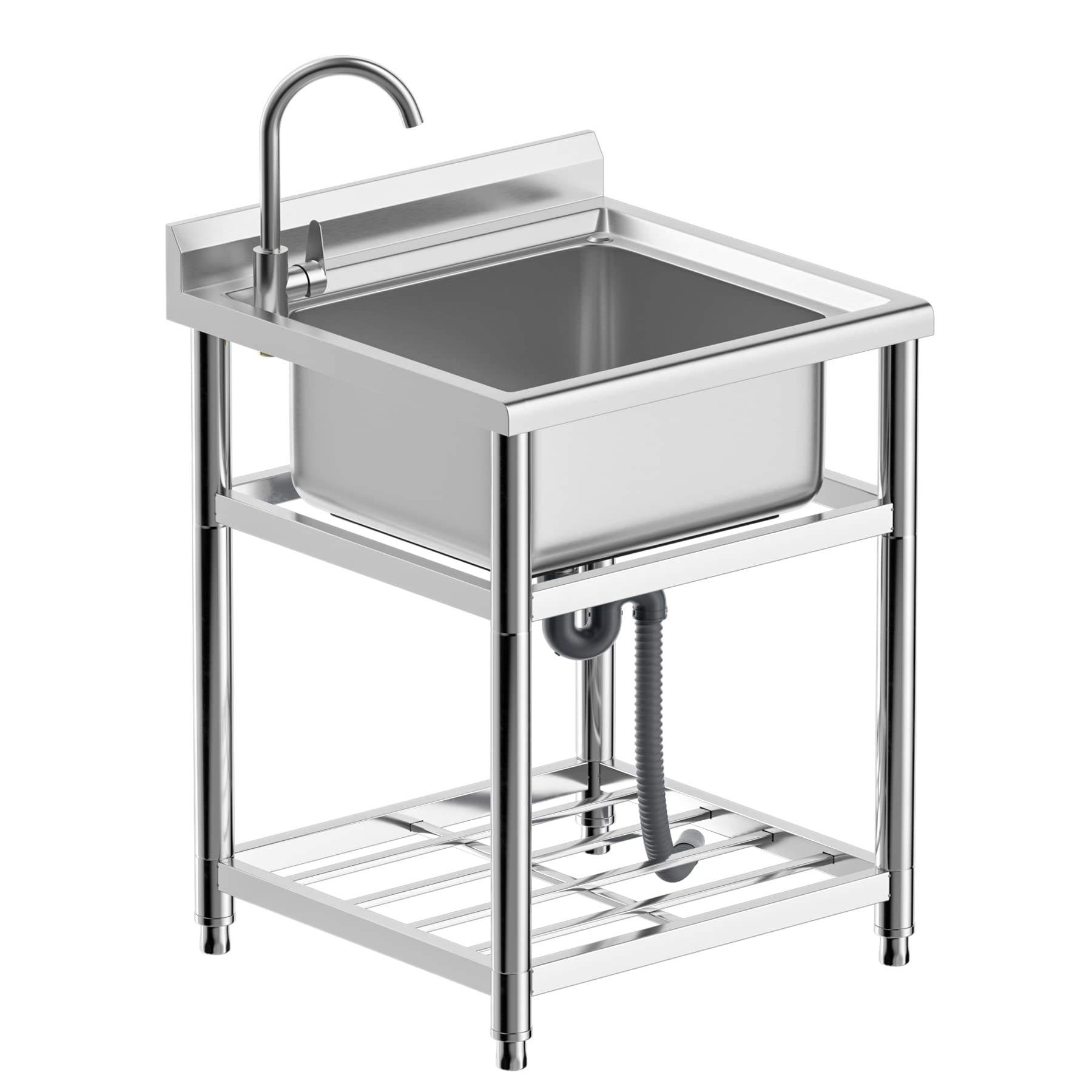 Évier commercial en acier inox - Commercial Kitchen Sink avis et prix
