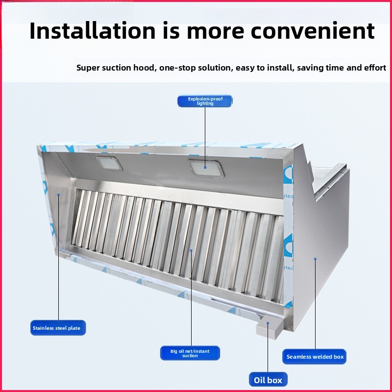 Hotte à gaz commerciale sans i - Commercial Kitchen Hood Installation avis et prix