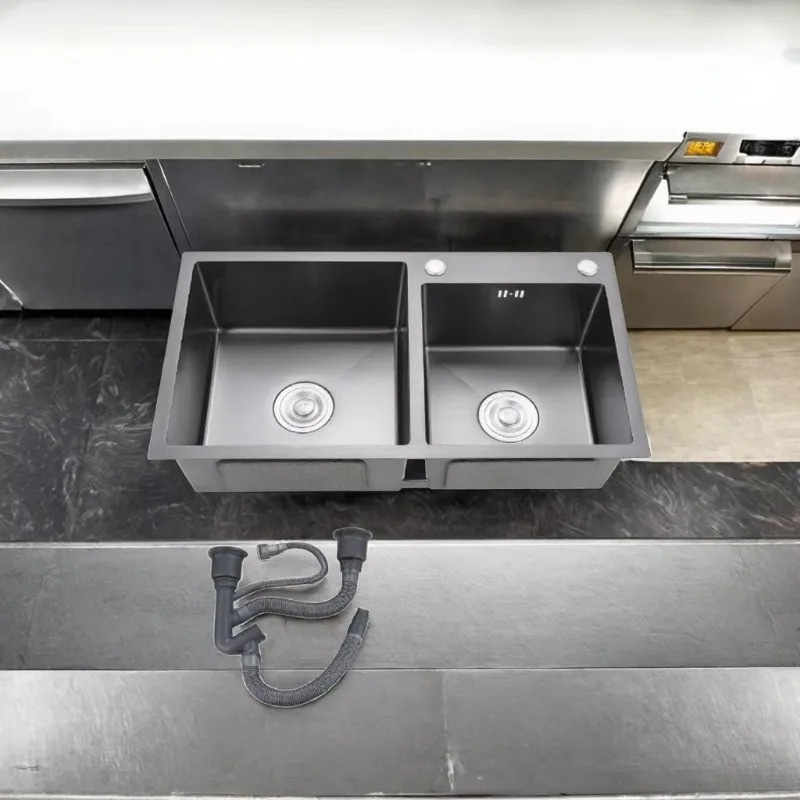 Évier de cuisine double cuve e - Commercial Quality Kitchen Faucet avis et prix