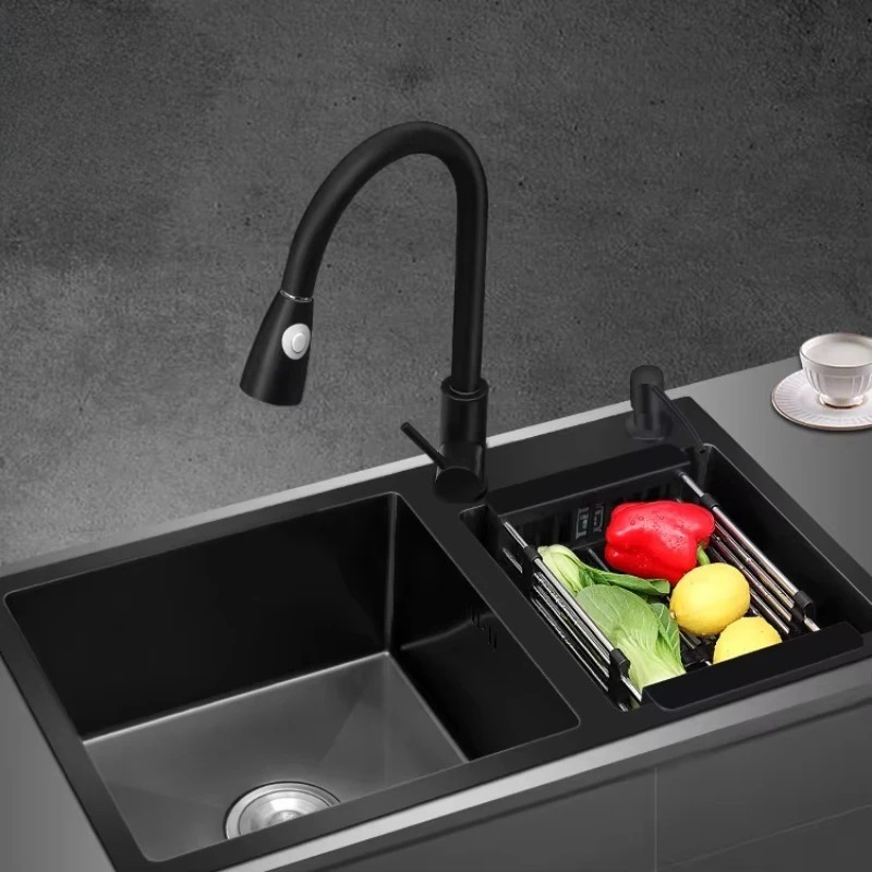 Évier de cuisine double cuve e - Commercial Quality Kitchen Faucet avis et prix