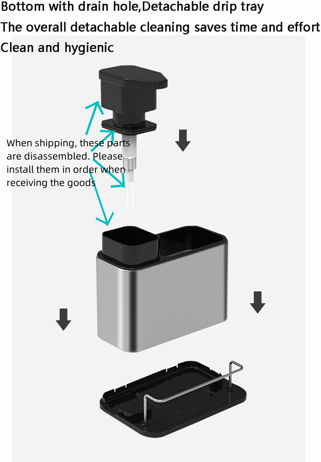 Distributeur de savon de table - Commercial Kitchen Sink avis et prix