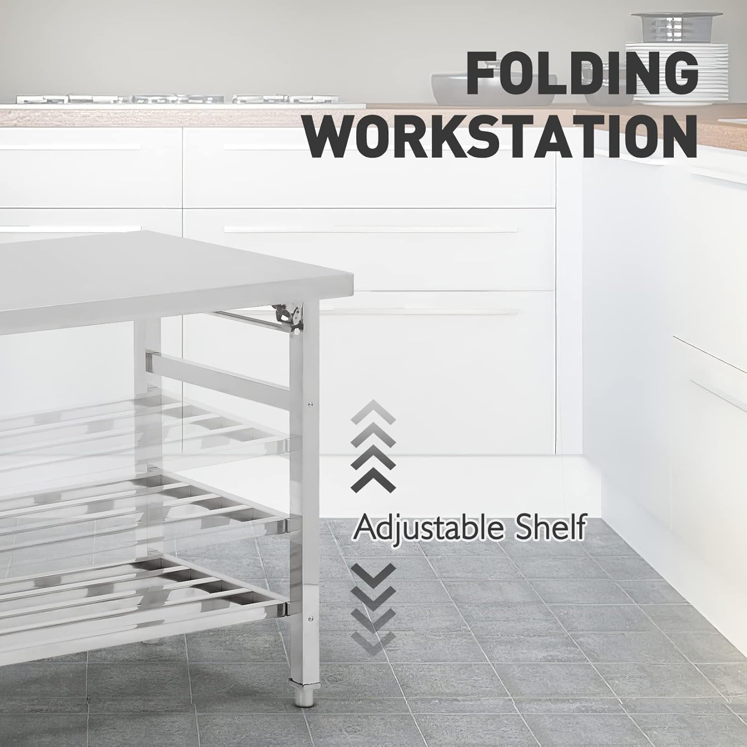 Table de préparation pliable e - Commercial Kitchen Table avis et prix