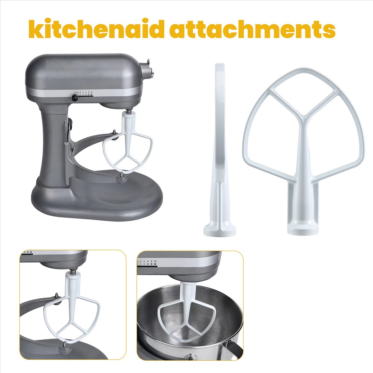 Batteur plat recouvert Doings  - Commercial Kitchen Aid Mixer avis et prix