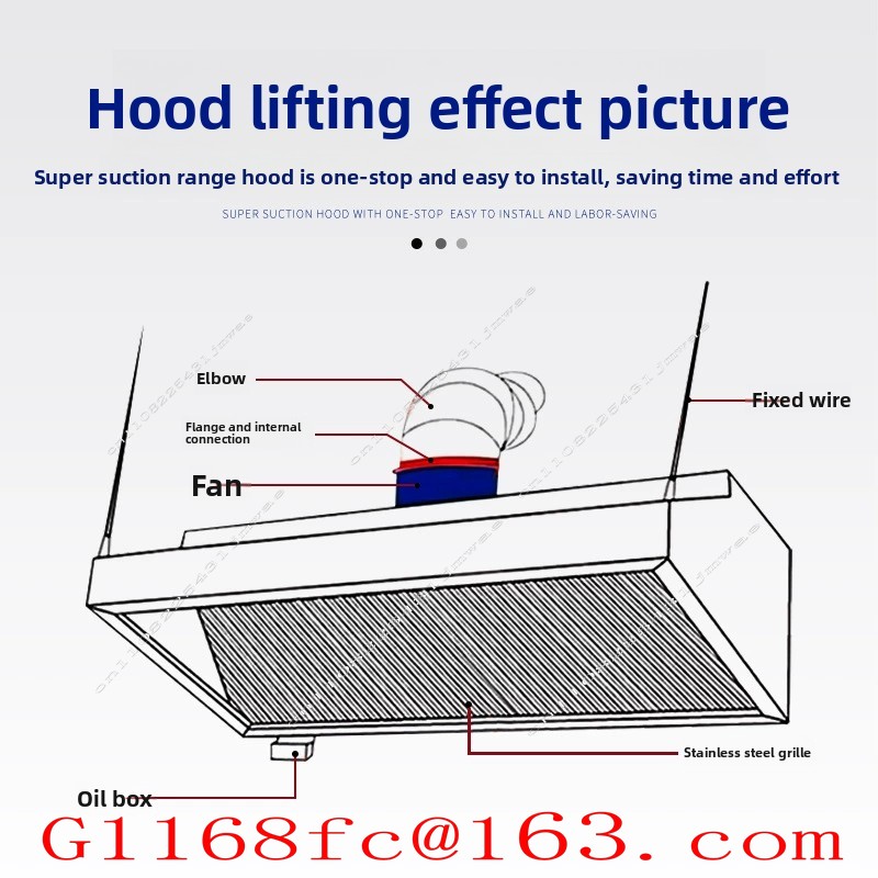 Hotte d'extraction en acier in - Commercial Kitchen Hoods avis et prix